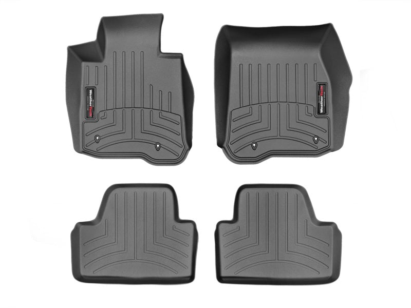 WeatherTech 14+ BMW 4-Series Front and Rear Floorliners - Black