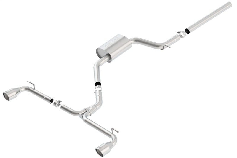 Borla 140597 S-Type Cat-Back Exhaust System for 2015-2017 Volkswagen Golf GTI MK7 2.0L