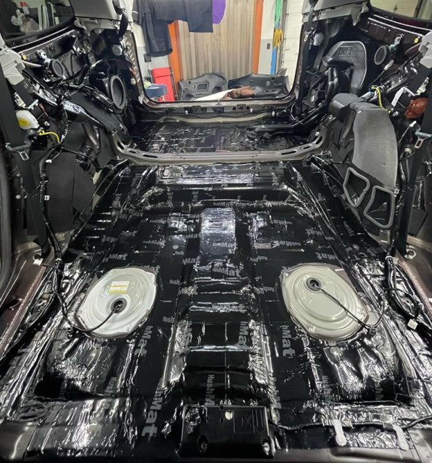 HushMat Super Bulk Kit – Sound Deadening & Thermal Insulation (36 Sq Ft, Black Foil)