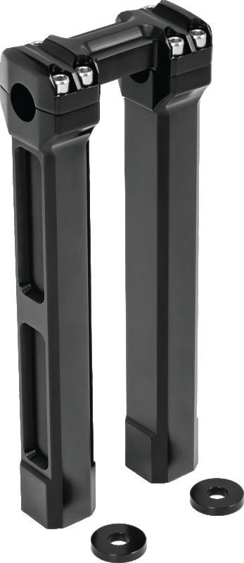 Kuryakyn 12-Inch Black Billet Handlebar Risers, Part Number 6131