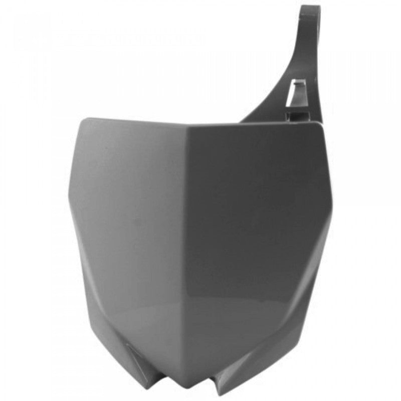 Acerbis Front Number Plate for 2010–2014 Yamaha YZ250F and YZ450F, Gray