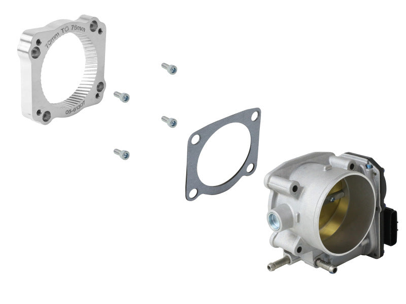 aFe POWER 46-39102 76mm Billet Throttle Body and Adapter Kit for Toyota 4Runner, FJ Cruiser, Tundra and Tacoma