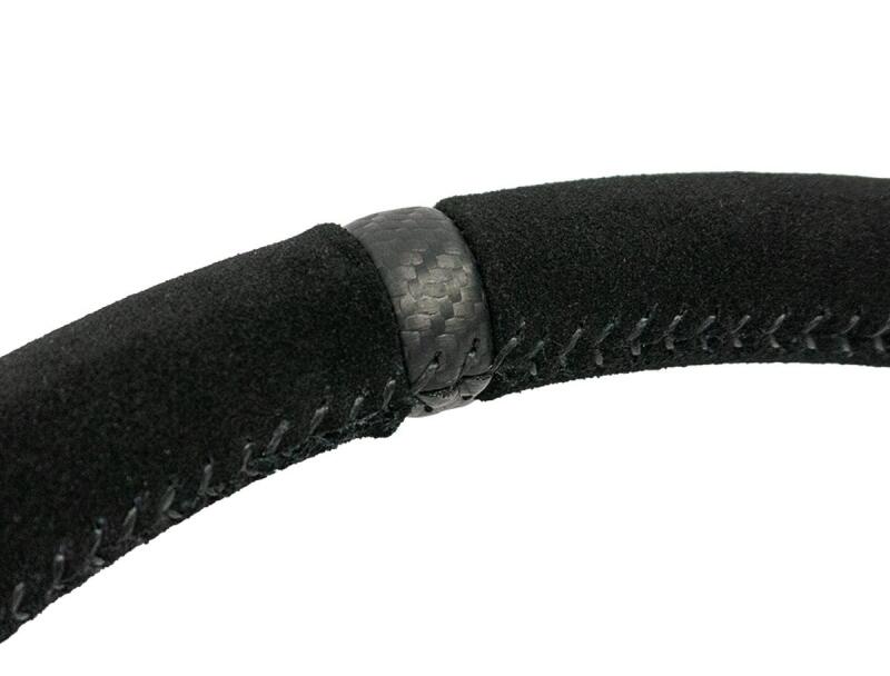 PRP Seats Heated Flat Suede Steering Wheel - Black (Part G160-H)