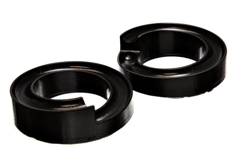 Energy Suspension eng3.6115G Front Spring Lift Isolator, 1.25-Inch Lift, Black