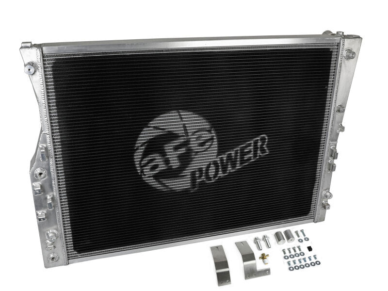 aFe BladeRunner Street Series High-Capacity Aluminum Radiator, Part Number 46-52091, 2008-2010 Ford Super Duty 6.4L Diesel