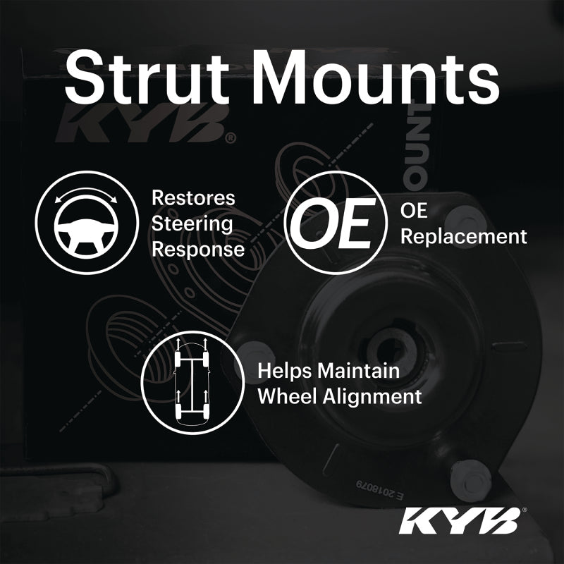 KYB Shocks & Struts Strut Mounts Rear Left LEXUS RX330 (AWD) 2004-06 LEXUS RX330 (FWD) 2004-06 LEXUS