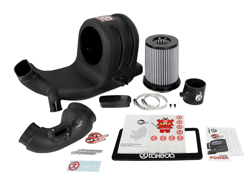 aFe Takeda Momentum Pro DRY S Cold Air Intake System with Roto-Molded Housing for 2015-2018 Honda Fit 1.5L