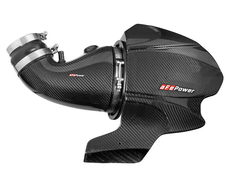 aFe Black Series Carbon Fiber Cold Air Intake with Pro 5R Filter for Jeep Grand Cherokee WK2 and Dodge Durango 6.4L HEMI, Part Number 58-10001R