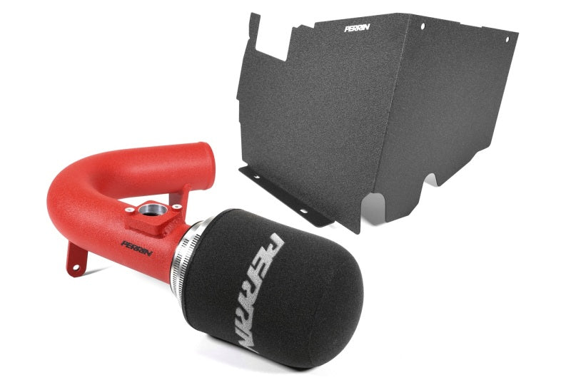PERRIN 22-25 Subaru WRX Cold Air Intake w/Heatshield - Red