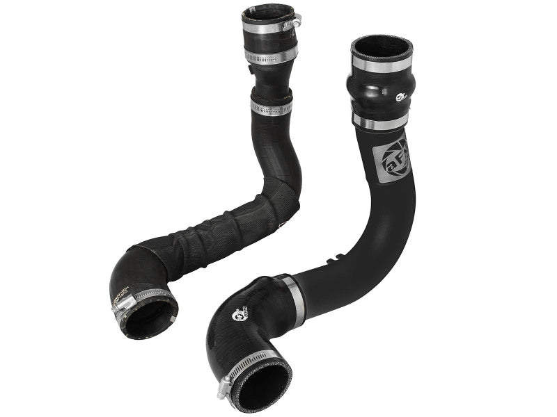aFe BladeRunner 2.5-Inch Aluminum Cold Charge Pipe, Black, Ford Focus ST 2013-2017 2.0L Turbo, Part Number 46-20189-B