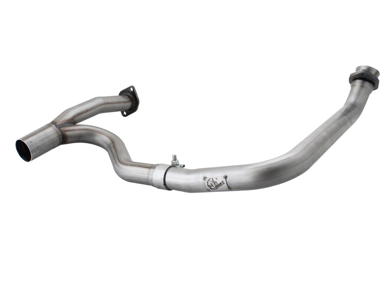 aFe Power Twisted Steel Y-Pipe 48-46208 for 2012-2018 Jeep Wrangler JK 3.6L V6