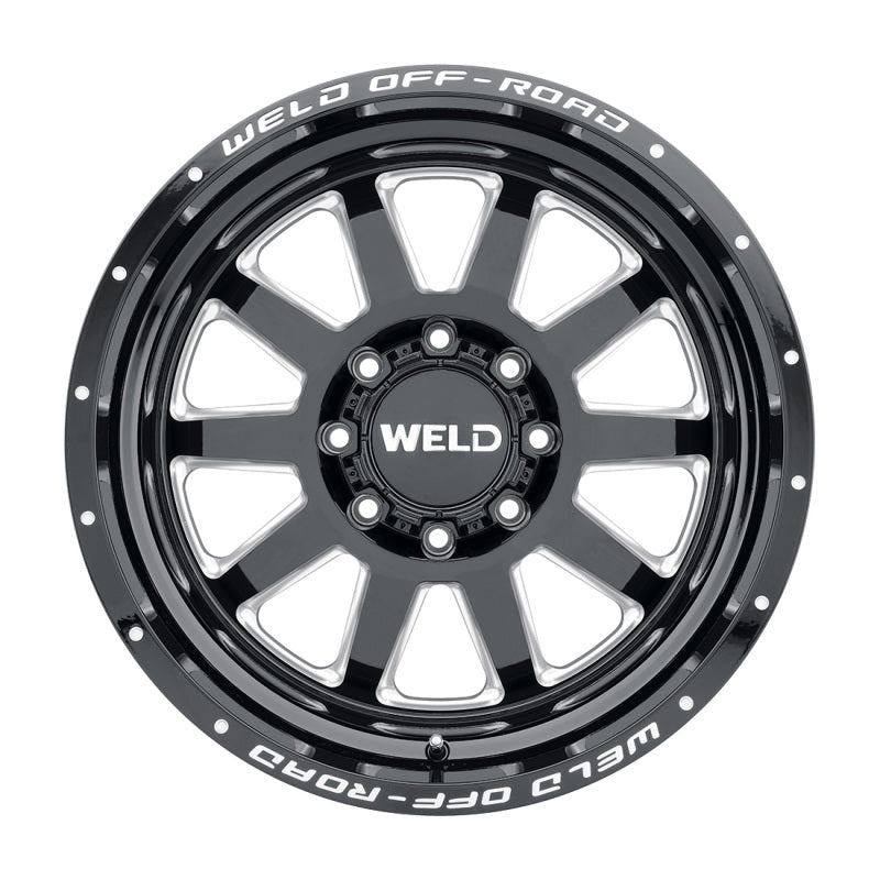 Weld W102 20X9.0 Stealth 6X135 6X139.7 ET00 BS5.00 Gloss Black MIL 106.1