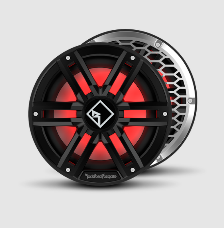 Rockford Fosgate M2 10in. DVC 4 Ohms Color Optix Infinite Baffle Marine Subwoofe - View 1