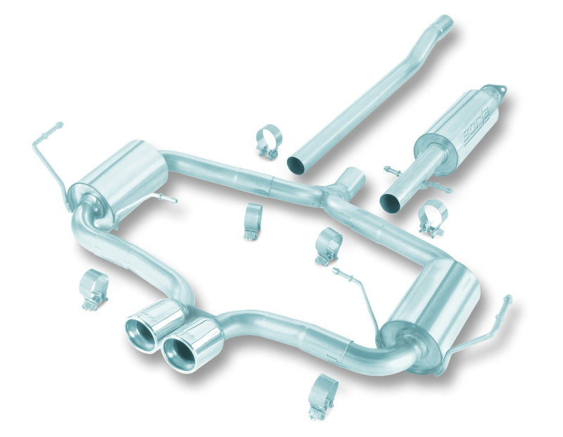 Borla 140119 S-Type Cat-Back Exhaust System for 2004–2006 MINI Cooper S Hatchback