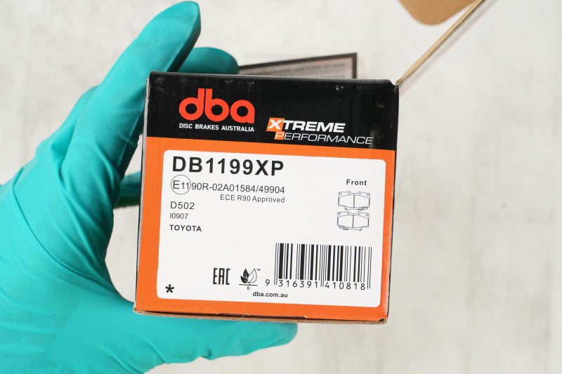 DBA DB1199XP XTREME Performance Front Brake Pads for 1990-1997 Toyota Land Cruiser