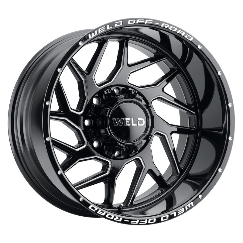 Weld W117 20X9 Fulcrum 8X165.1 ET00 BS5.00 Gloss Black MIL 125.1
