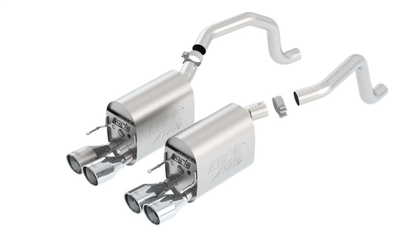 Borla 11812 ATAK Axle-Back Exhaust System for 2009-2013 Chevrolet Corvette C6 6.2L V8