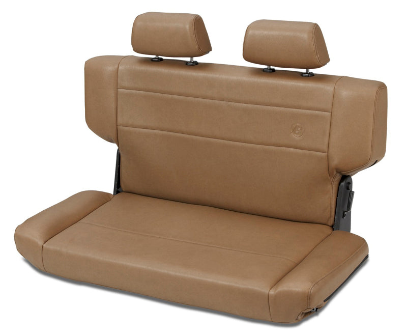 Bestop Trailmax II Fold-N-Tumble Rear Seat for Jeep Wrangler TJ 1997-2006, All Vinyl Spice