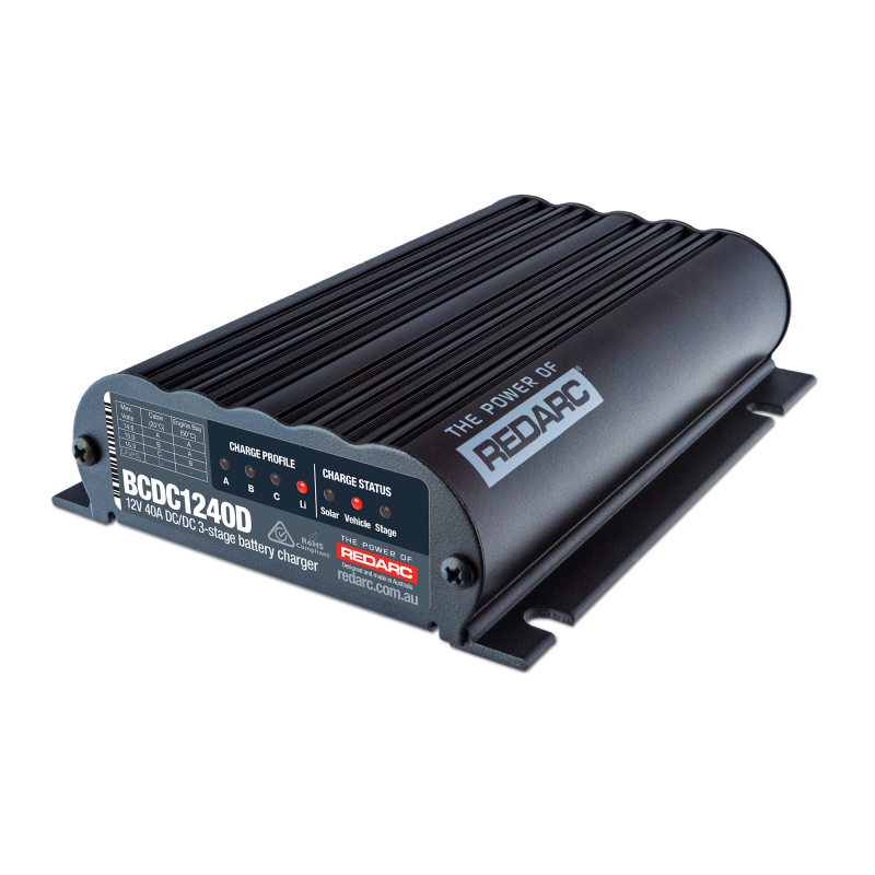 REDARC rdcBCDC1240D 12V 40A Dual-Input In-Vehicle DC-DC Battery Charger