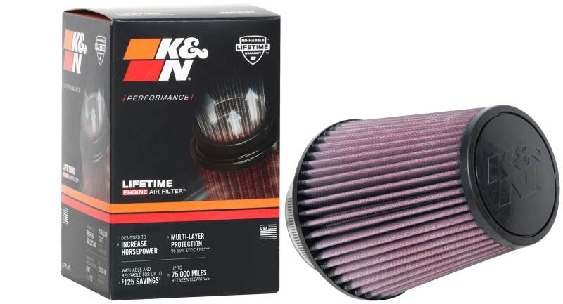 K&N Engineering RU-1032 Universal Clamp-On Air Filter