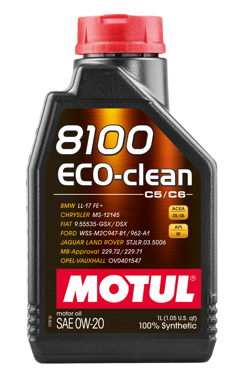 Motul 1L 8100 Eco-Clean 0W20 - Case of 12