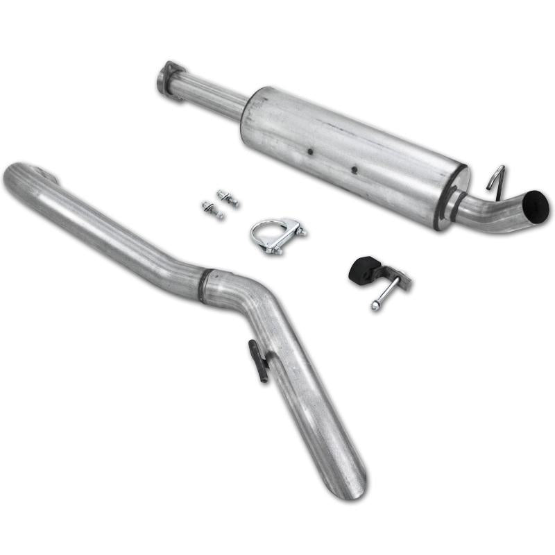 MBRP Armor Lite Cat-Back Exhaust System S5520AL for 2004-2006 Jeep Wrangler TJ Unlimited 4.0L
