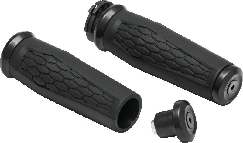Kuryakyn Hex Grips Dual Cable Black – Part KUR5921