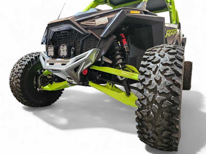 Elektric Offroad 2022-2025 Polaris RZR Pro R Billet Aluminum Front Winch Bumper with Clear Anodized Finish