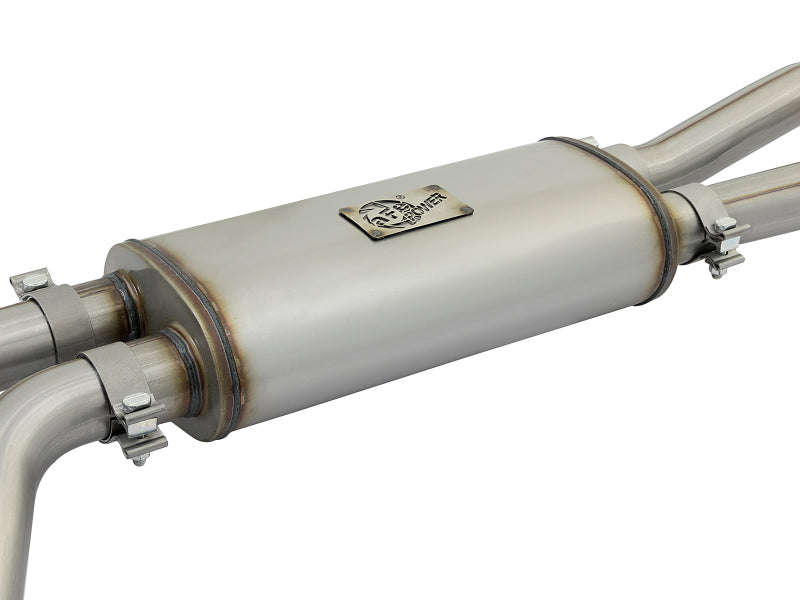aFe Power Rebel Series 2.5-Inch Cat-Back Exhaust with Black Tips for 2016-2017 Nissan Titan V8 5.6L