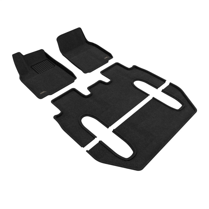 3D MAXpider Elegant Series Floor Liners for 2022-2026 Tesla Model X 6-Seat, Black, 4-Piece Set