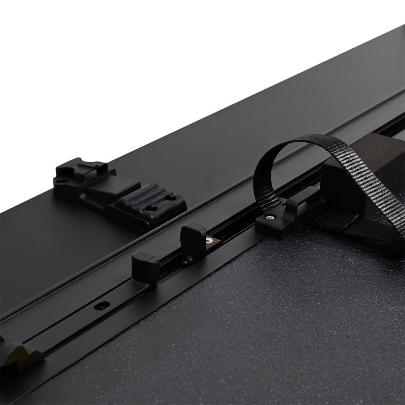 Westin 20-23 Chevrolet/GMC Rail Caps 2500HD 6ft. 7in. Bed Hard Tri-Fold Tonneau Cover - Black