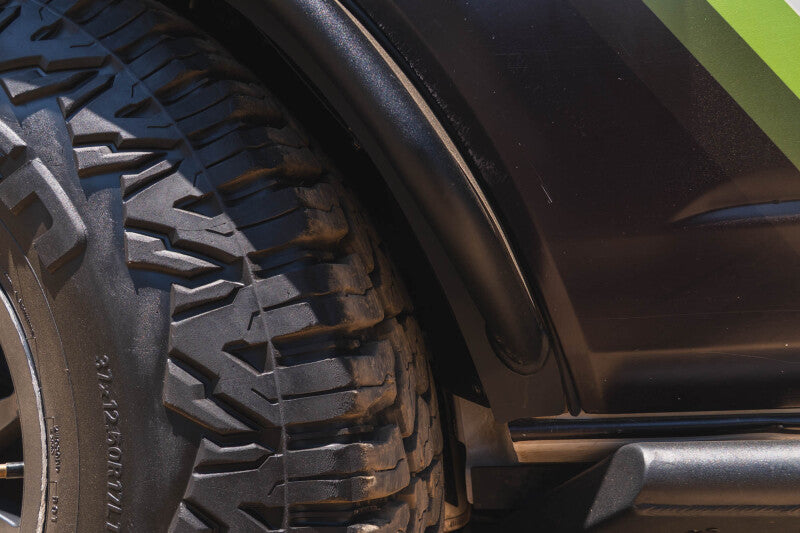 DV8 Offroad Rear Aluminum Inner Fender Liners for 2021-2025 Ford Bronco - Satin Black Finish