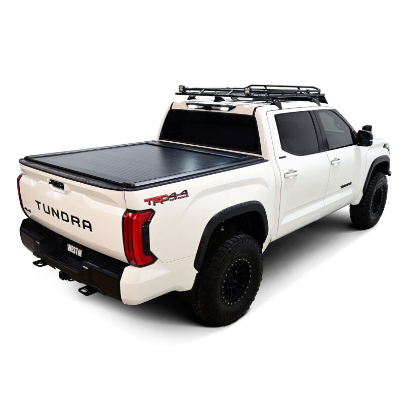 Westin Manual Retractable Tonneau Cover for 2022-2023 Toyota Tundra 5.5ft Bed - Black