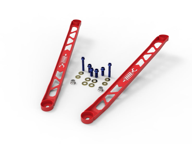 aFe CONTROL Front Suspension Strut Brace Red for Toyota GR Supra A90, Part Number afe450-721003-R