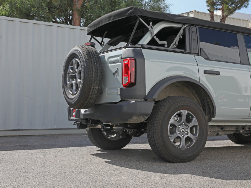 aFe Vulcan Series Axle-Back Exhaust System 49-33137-B for 2021-2026 Ford Bronco 2.3L and 2.7L
