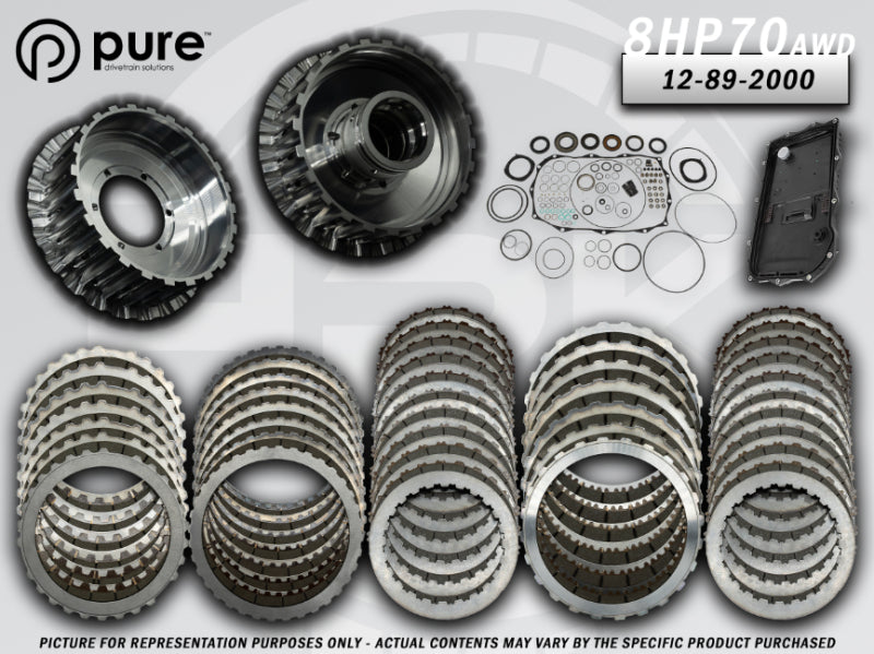 Pure Drivetrain Solutions 8HP70 High Performance Transmission Hard Parts Kit – AWD Stage 2