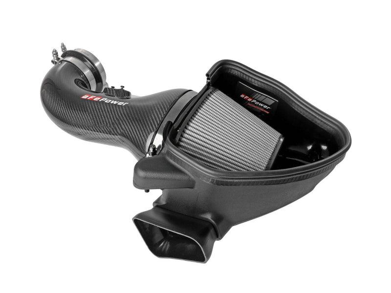 aFe Track Series Carbon Fiber Cold Air Intake with Pro DRY S Filter for 2017-2024 Chevrolet Camaro ZL1 6.2L V8 - AFE57-10018D