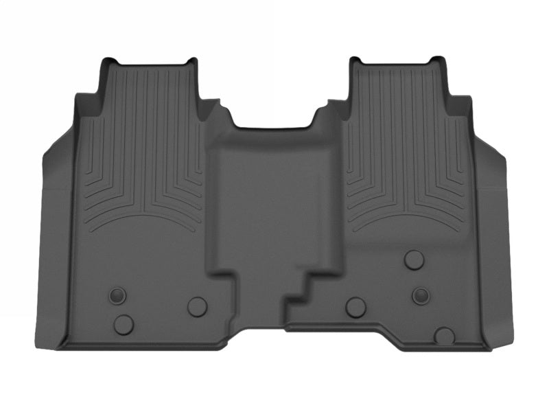 WeatherTech DigitalFit Rear FloorLiner for 2024 Chevrolet Silverado EV Vinyl Floors, Black - Part 4418802V