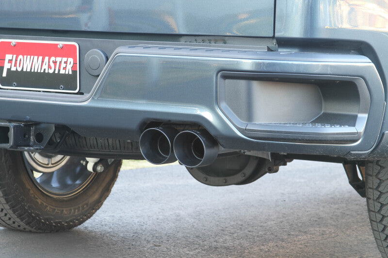 Flowmaster American Thunder Cat-Back Exhaust System for 2019-2026 GM Silverado & Sierra 1500 with 5.3L Engine - Quad Tips