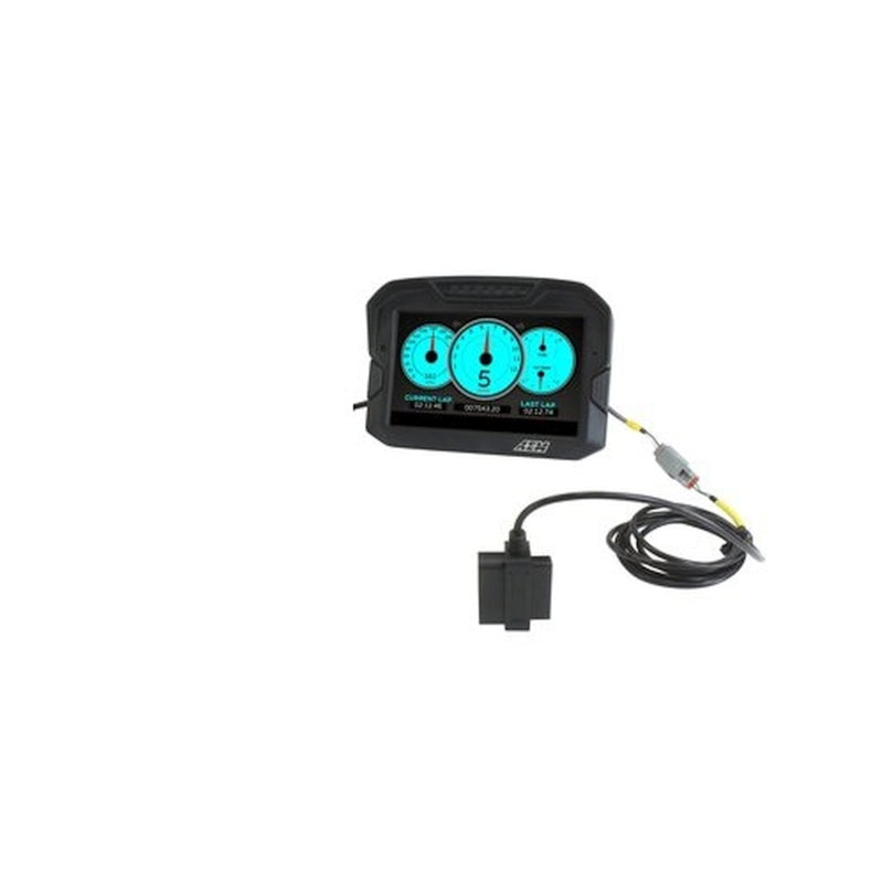 AEM CD-7/CD-7L Plug-and-Play OBDII CAN Adapter Harness with Power Cable - 30-2217