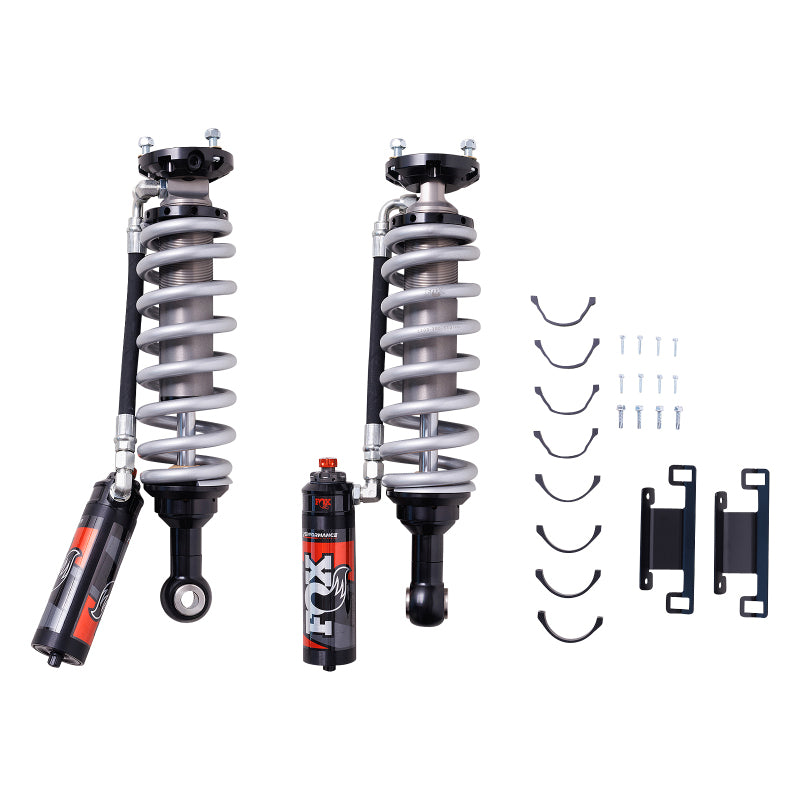 FOX 883-06-235 Performance Elite Front Remote Reservoir Coilovers for 2016–2019 Toyota Hilux, 2–3 in. Lift