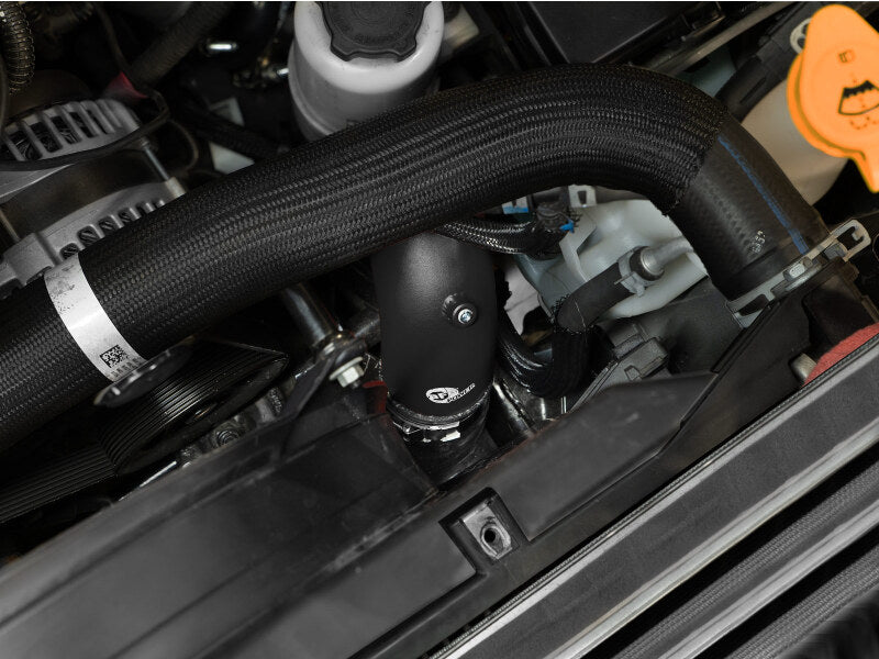 aFe BladeRunner Aluminum Hot and Cold Charge Pipe Kit, Black, Part Number 46-20814-B, for 2025-2026 Ram 2500 and 3500 6.7L Diesel