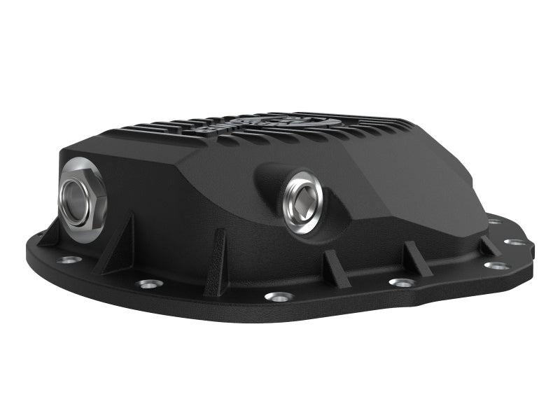 aFe POWER Pro Series Rear Differential Cover with Machined Fins, Black, Part Number 46-71260B