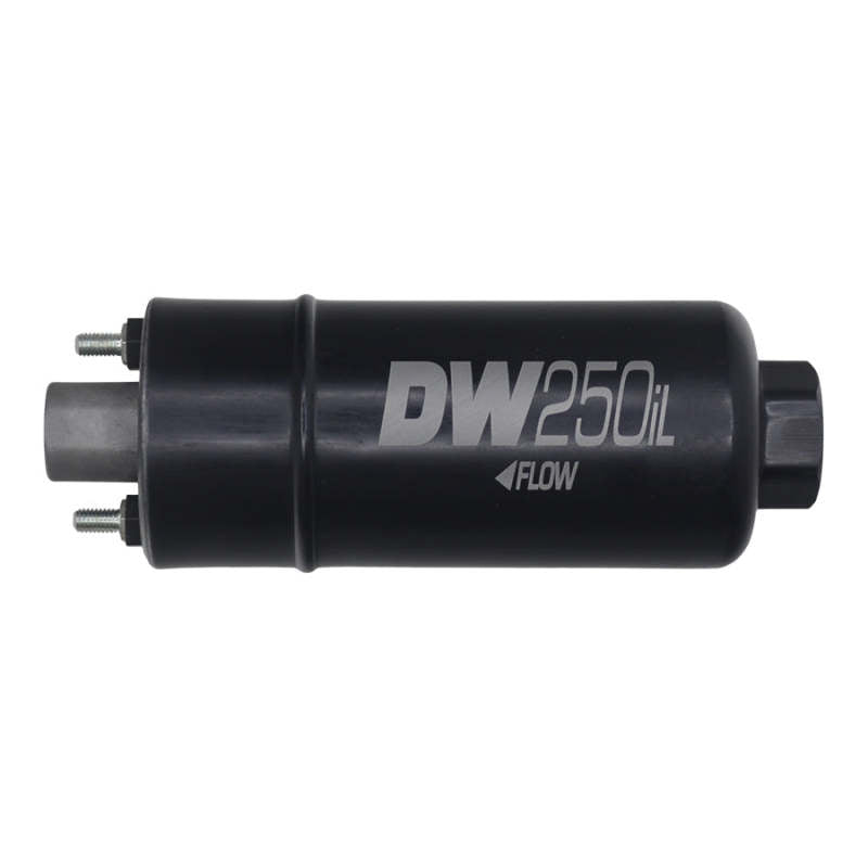 DeatschWerks 250LPH In-Line External Fuel Pump w/ Mounting Brackets