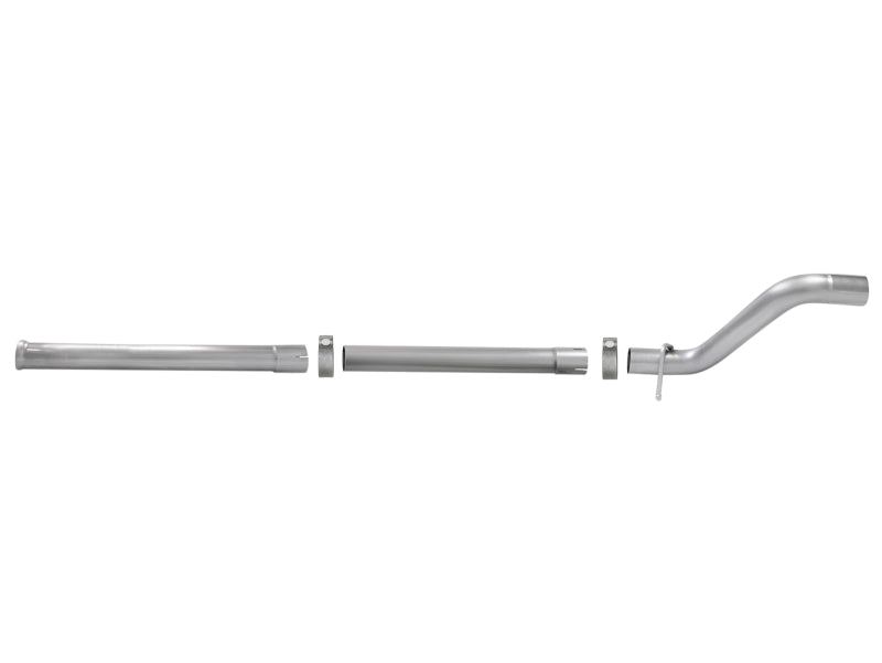 aFe MACH Force-Xp 49-48077 2.5-Inch 409 Stainless Steel Mid-Pipe with Resonator Delete for 2018-2026 Jeep Wrangler JL 3.6L