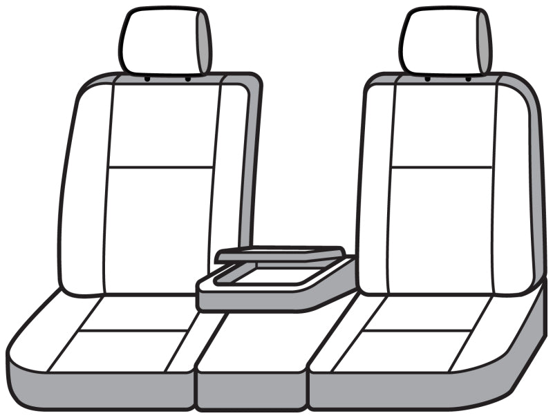 Covercraft 17-19 Chevrolet Silverado Polycotton SeatSaver Custom Front Row Seat Covers - Charcoal