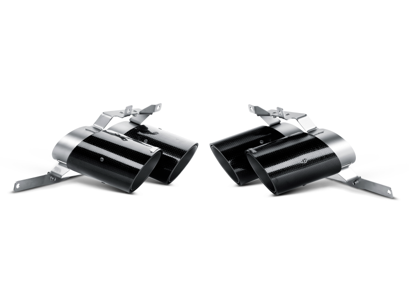 Akrapovic Carbon Tail Pipe Set akrTP-CT/7 for 2008-2014 Lamborghini Gallardo