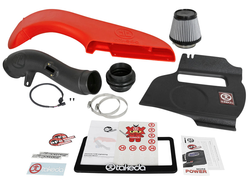 aFe Takeda Stage-2 PRO DRY S Cold Air Intake System for 2015-2018 Subaru WRX 2.0L Turbo, Part Number TA-4305B-1D
