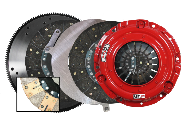 McLeod Racing RST HD Twin Disc Clutch Kit with Steel Flywheel for 2007-2009 Ford GT500