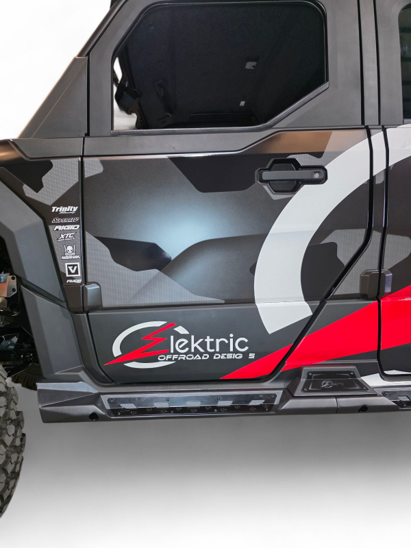 Elektric Offroad Volt Series Rock Sliders for 2024 Polaris Xpedition ADV 5 & XP 5 – 4-Seat Models